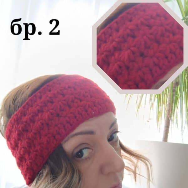 Хеклане траке за главу од вунице - Image 3